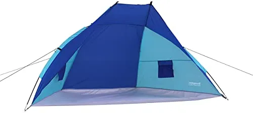 Semptec Urban Survival Technology Strandmuschel XXL: XXL-Strandzelt für 3 Personen, 240 x 120 x 120 cm, Lichtschutz UV 50+ (3 Personen Strandmuschel, Pop Up, Sonnenschirm)