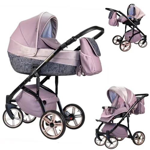 Kinderwagen-Set 4 in 1 Vip Lux inkl. Sportsitz und Autositz