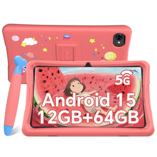 VekfulPC K10 10 Zoll Andriod 15 Kinder Tablet 2025 12GB+64GB 5000mAh Widevine L1