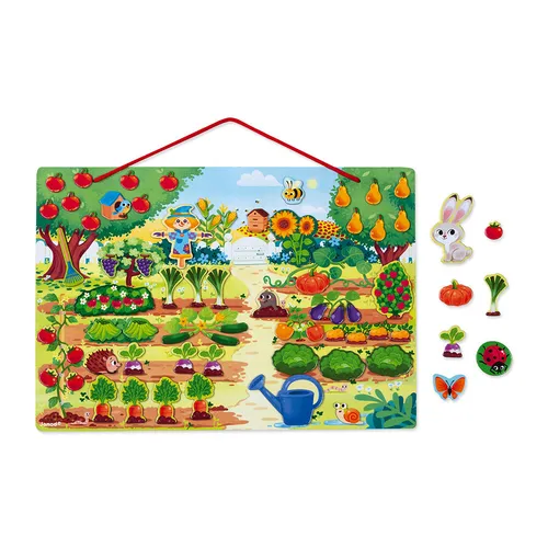 Janod J05463 Magnetischer Garten Holz & Magnete NEU / OVP