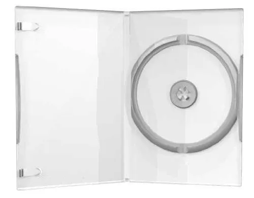 DVD CD Hüllen slim 7mm transparent clear 10