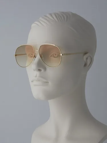 Marc Jacobs Damen Sonnenbrille im Piloten-Stil - Elegante Piloten-Sonnenbrille von Marc Jacobs, aus robustem Metall mit trendiger Rosé-Gold-Farbe. Ideal für jeden Anlass und perfekt für warme Hauttöne.