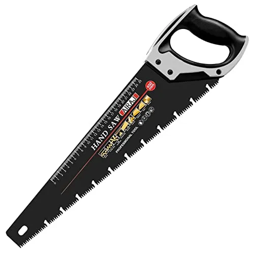 AIRAJ 450mm Fuchsschwanz Handsäge – Professionelle Bi-Material Säge für Holz und Kunststoff
