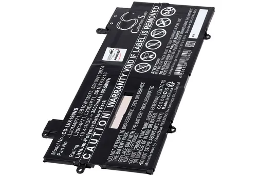 Powery Akku für Lenovo ThinkPad X1 Carbon Gen 9 - Hochwertiger Laptop-Akku mit 3600 mAh und 15.44 V, ideal für zuverlässige Energieversorgung und lange Laufzeiten.