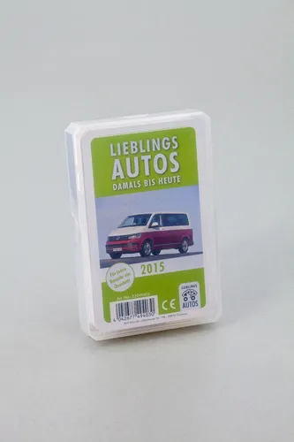 Auto Quartett 2015 Baujahr Geburtsjahr 10. Geburtstag Geschenk Spielkarten Neu
