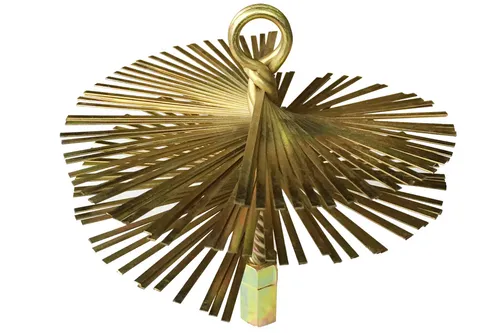 Flachdraht Kaminbürste Rohrbürste Ofenrohrbürste Ø 150mm - M12 Gewinde