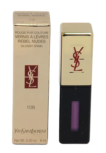 Yves Saint Laurent Vernis Rebel 6ml Nudes Glossy Stain 108 Lipgloss - Eleganter Lipgloss für einen glänzenden Look. Der Nudes Glossy Stain bietet ein angenehmes Tragegefühl und langanhaltende Farbe für jeden Anlass.