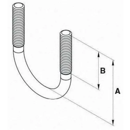 Bügelschraube, galvanisch verzinkt, 2