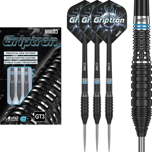 One80 Griptron GT3 Steeldarts 23g Dart Darts Dartset 90% Tungsten Dartpfeile