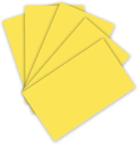 folia Tonkarton DIN A4 220 g/qm 100 Blatt zitronengelb