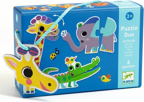 Djeco-Lernspiel: Puzzle duo: Articulo Animo