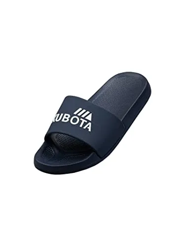 Kubota Badelatschen Damen für Sauna – Strand und Badeschuhe – Badeschlappen für Dusch – Anti Rutsch Badelatschen - Wasserdicht Badesandalen - Dunkelblau 37