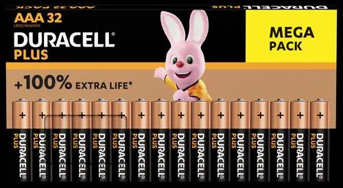 Produktbild Duracell Batterie Plus AAA, 32er-Pack