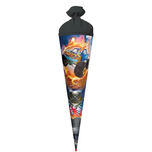 Roth Motiv-Schultüte Monstertruck Fire, 70cm