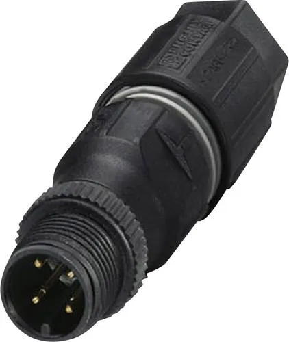 Phoenix Contact 1641769 Sensor-/Aktor-Steckverbinder, unkonfektioniert M12 Stecker, gerade Polzahl Sensoren: 4 1St.