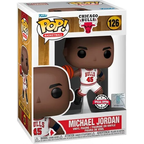 POP! Basketball Chicago Bulls 126 Michael Jordan 1995 Playoffs Special Edition - Sammlerstück für Basketballfans, feiert das Erbe von Michael Jordan mit detailreicher Gestaltung und limitierten Auflage.