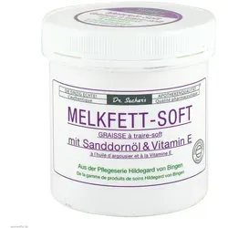 Melkfett Soft mit Sanddornöl & Vitamin E - Ganzkörperpflege mit pflegendem Sanddornöl und Vitamin E, ideal für trockene Haut und optimalen Schutz.