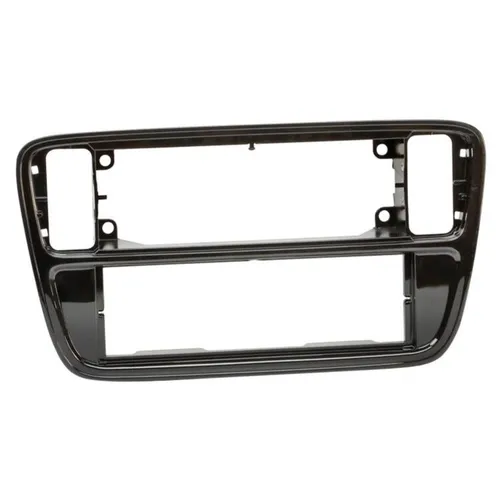 Radioblende VW up! 1-DIN piano black (ab Bj. 2011) - Auto Einbaurahmen für VW up! mit elegantem piano black Finish, perfekt für die nahtlose Integration von Autoradios.