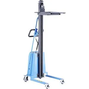 HanseLifter Materialheber E-MES250-15, Plattform, elektrischer Hub 1500mm, PU-Räder, Tragkraft 250kg