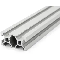Aluminiumprofil 20x40L B-Typ Nut 6, silber eloxiert