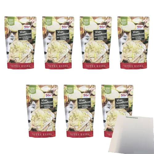 Hofgut Mildes Weinsauerkraut VPE 7x500g Beutel usy Block