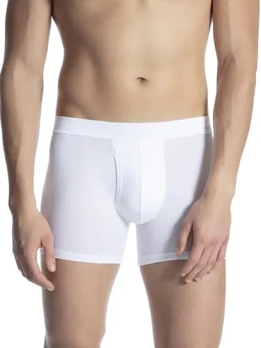 CALIDA Boxer Cotton Code Herren XL (56) - Herrenunterhosen aus 95% Baumwolle, bequem und atmungsaktiv, ideal für den täglichen Gebrauch. Pflegeleicht bei 60°C und trocknergeeignet.
