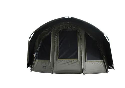 Angelzelt MK Fort Knox 2 Mann - Dark Night 2.0 - Campingzelt für 2 Personen mit innovativer 4-Skelett Rahmenkonstruktion, komplett abgedunkelt für ungestörte Nächte und idealen Schutz vor Witterungseinflüssen.