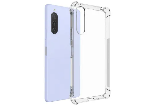 mtb more energy Smartphone-Hülle Clear Armor Case für Sony Xperia 10 V (6.1), Transparente TPU Schutzhülle Case Backcover mit Anti-Shock Verstärkung