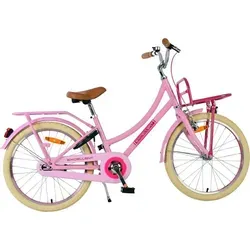 Volare Excellent Kinderfahrrad 20 Zoll - Mädchen - Rosa - Stabiles 20-Zoll Kinderfahrrad für Mädchen mit Retro-Look, höhenverstellbarem Sattel und Lenker sowie Sicherheitsfunktionen wie Hand- und Rücktrittbremse für unbeschwerten Fahrspaß.