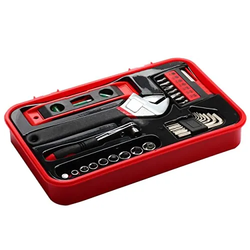 SCHMIDT security tools Werkzeug Set TS-27 Handwerkzeug Box 27-teilig Werkzeugkoffer Werkzeugsatz