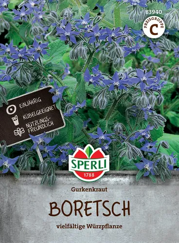 Mein schöner Garten DE SPERLI's Boretsch Gurkenkraut-Samen EH001569-001