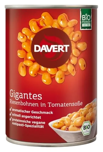 Davert Gigantes Riesenbohnen in Tomatensoße 400 g von Davert