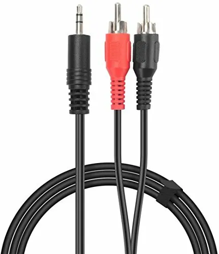 Speedlink Klinke auf Cinch Kabel 3,5mm Klinke auf 2x Cinch audio Kable Adapter