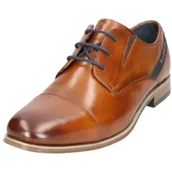 Bugatti Herren Leder-Schnürschuhe in Hellbraun, Größe 44 in braun von Bugatti