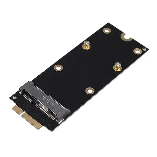 Futheda Adapter mSATA SSD auf 7 + 17 Pin kompatibel mit 2012 Retina A1398 A1425 MC975 MC976 ME662 ME664 ME665 Mini PCIe SATA SSD Konverterkarte