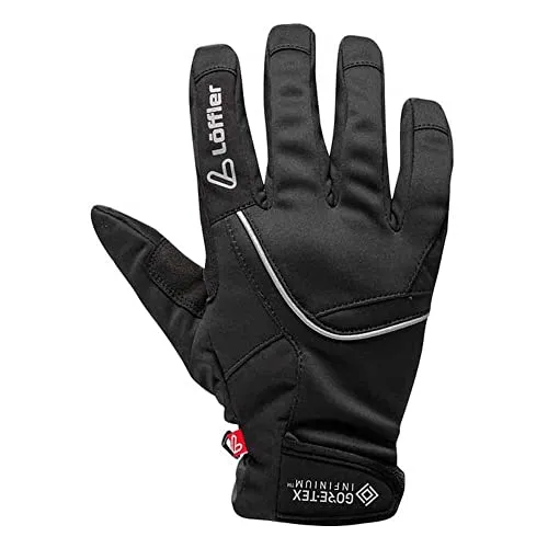 Löffler Tour Gloves WS Warm Handschuhe Schwarz 9,5 - Wetterfeste Rad-Handschuhe - Handschuhe für Radfahrer, bieten optimalen Schutz vor Kälte und Wind, ideal für Touren bei kaltem Wetter.