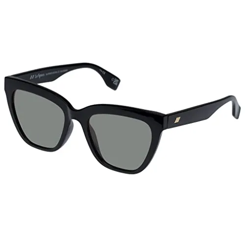 Le Specs ENTHUSIPLASTIC BLACK - Sonnenbrille für Damen CAT-EYE Rahmenform mit UV-Schutz LSU2229565