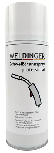 Schweißtrennspray 300 ml mit Druckluft, Düsenspray Trennspray Weldfixx WELDINGER