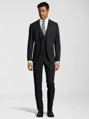 Steffen Klein Herren Business Anzug 3-teilig mit Weste - Eleganter 3-teiliges Slim Fit-Anzug für Herren, ideal für Business und besondere Anlässe. Die zweireihige Weste sorgt für einen stilvollen Look und ist regulierbar für optimalen Tragekomfort.