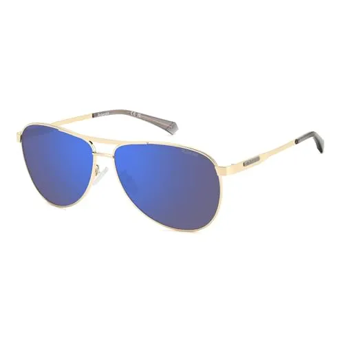 Polaroid Sonnenbrille für Herren, Gold, 62