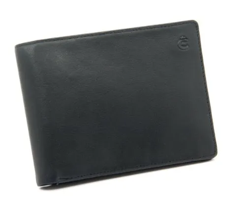 Esquire Geldbörse Logo aus Leder - Hochwertige Geldbörse aus feinstem Nappaleder mit praktischem Geheimfach für zusätzlichen Schutz. Ideal für stilbewusste Träger.