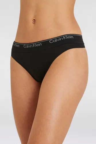 Calvin Klein Damen String Thong mit Stretch, Mehrfarbig (Black), XS - Funktionsunterwäsche mit Stretch Lyocell Mix für hohen Tragekomfort und perfekte Passform, ideal für den Alltag.