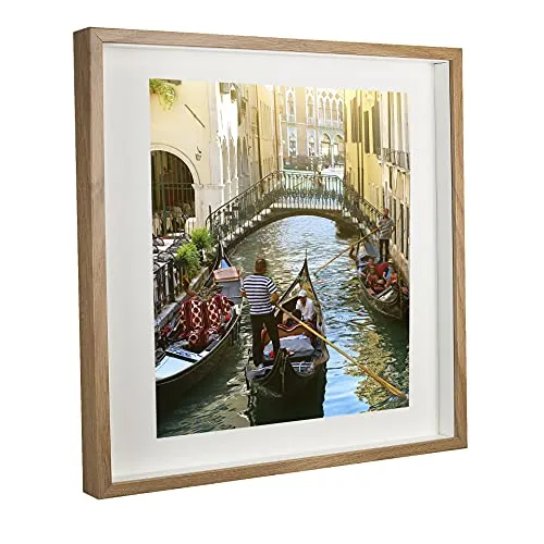 BD ART 3D Objektrahmen 50x50 cm - Objektrahmen für kreative Präsentation von Souvenirs und Erinnerungen, mit stabilem MDF-Rahmen und sicherem Plexiglas für optimale Sichtbarkeit.