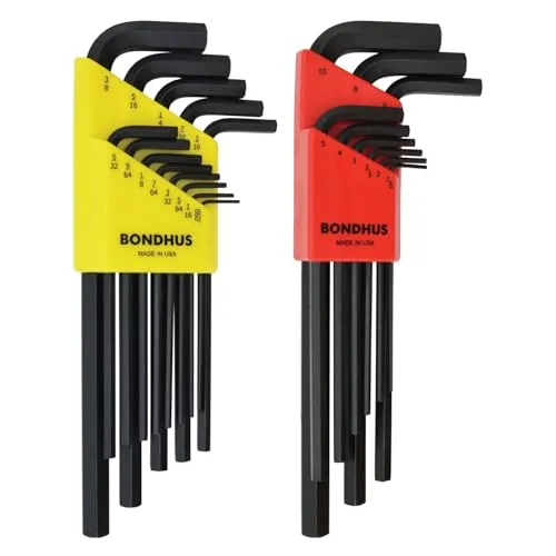 Bondhus 22199 Doppelpack Sechskant-L-Schlüssel, lange Ausführung