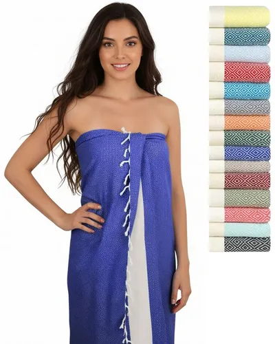 furora HOLIDAY Saunatuch Saunahandtuch Saunatuch Damen + Herren, Hamamtuch groß 100x200 XXL