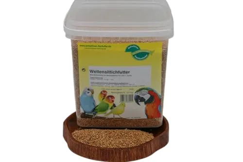 Anhaltiner Wellensittichfutter mit Jod und Honig 3,5 kg Premiumfutter Vogelfutter mit Jod und Honig