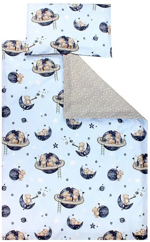 TupTam Kinderbettwäsche TupTam Kinder Bettwäsche Gemustert 2-Teilig Wendebettwäsche