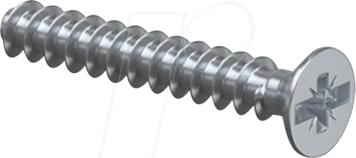 KAISER 2472-20 - Geräteschraube, PlusMinus, Ø 3,2 x 20 mm, gvz