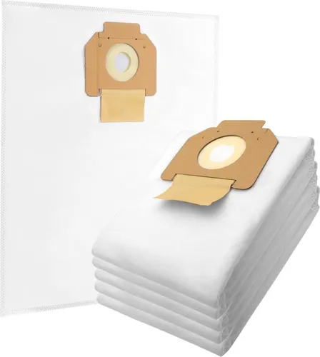 MisterVac Staubsaugerbeutel 5 Stück kompatibel mit Bosch GAS 15 L Professional