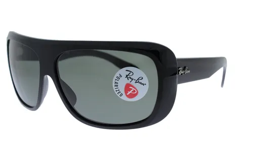 RAY-BAN BLAIR Polarized Sonnenbrille Black/Green - Stylische RAY-BAN BLAIR Sonnenbrille für Unisex Erwachsene. Mit polarisierenden Gläsern für optimalen Blendschutz und einem eleganten schwarzen Rahmen.